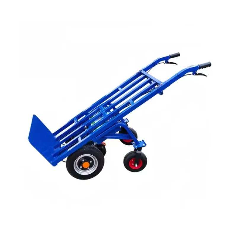 

4 Wheels Electric Cargo Trolley Hand Truck 500kg Capacity