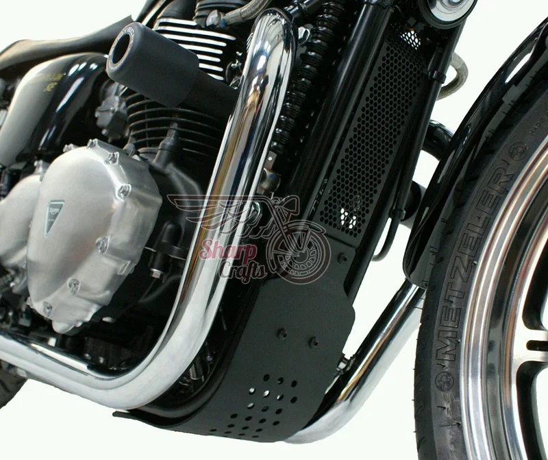 Motorcycle Accessories Engine Guard Oil Cooler Cover Cap Net For Triumph Bonneville T100 SE Thruxton Scrambler 900 Steve Mcqueen view 5