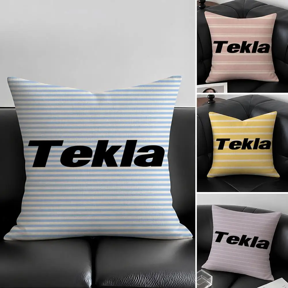 Brand Tekla Fabrics Cushion Cover Natural Linen Pillowcase Set, All-in-One Decor for Sofa, Bedroom & Chair