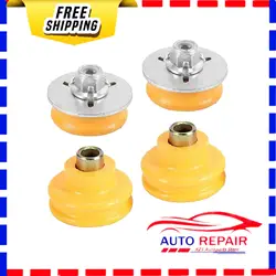 4pcs 33506771738 33506771737 Rear Shock Mounts Set Replacement Durable Premium Spare Parts for BMW E90 E92 E82 E87