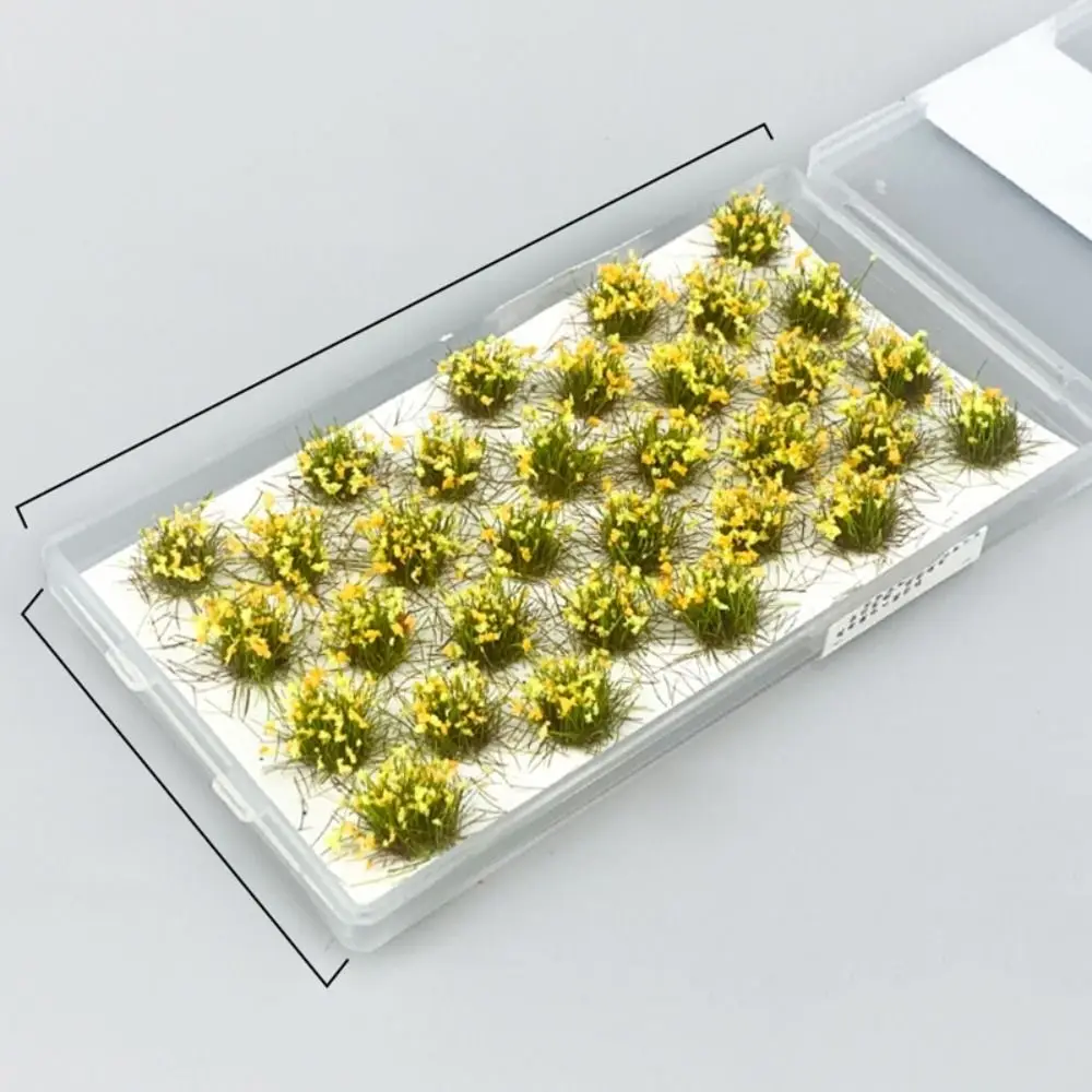 

Simulation Miniature Flower Cluster Diy Building Railway Train Small Grass Model Colorful Model Making Static Tuft