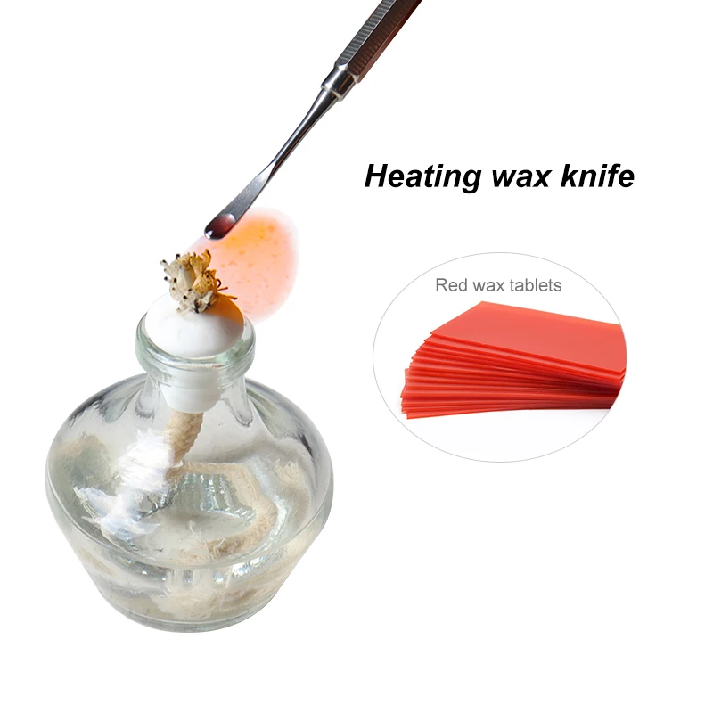 VV Dental 60ml Alcohol Lamp for Burner Lamp Burning Glass Lab Equipment with Thickening Glass Bottle Dentist Tool