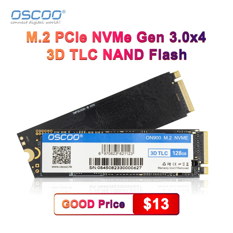 OSCOO SSD M2 NVME 512GB Internal Hard Disk PCIe3.0 NVME SSD 128GB 256GB  Solid State Drive 2280 for Desktop PC Laptop