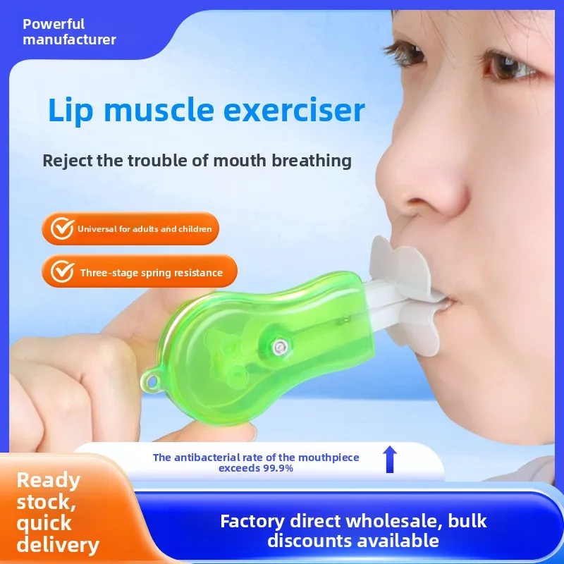 Kids Lip Muscle & Mouth Breathing Trainer, Corrects Open Mouth Sleep, Anti‑Protruding Mouth, Adenoid Face Correction