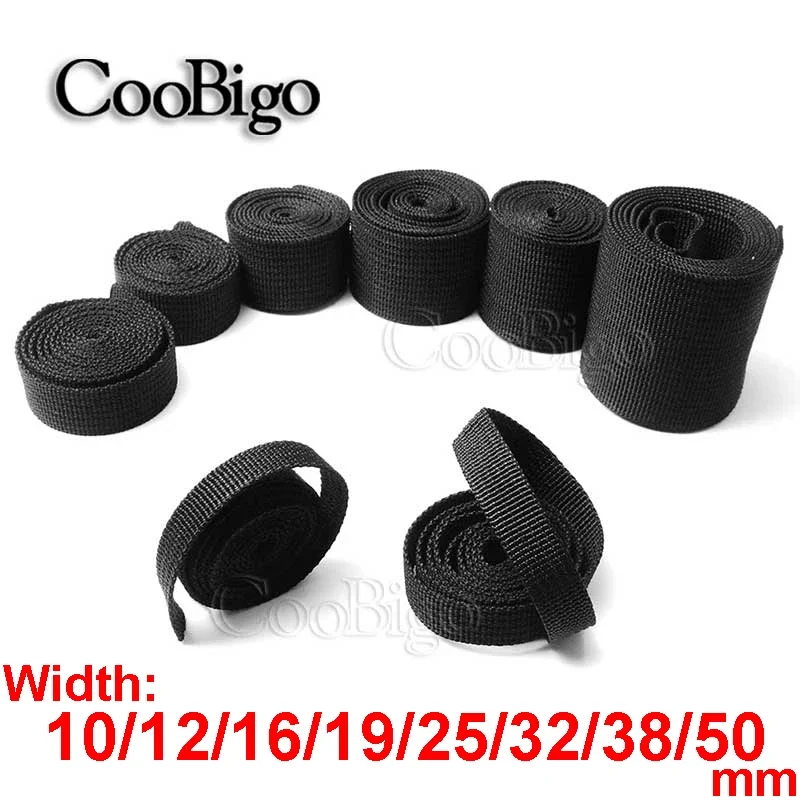 Cinta de tela, correas, cinta al polarizada para bolsa de costura, mochila, lazos, suministros de Material para manualidades Diy, accesorios de costura de 10mm-50mm