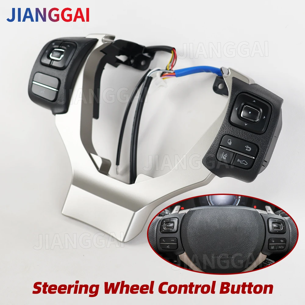 

Car Steering Wheel Control Buttons Switch For Lexus NX NX200 14-20 CT200h 13-21 Multifunction Combination Control Switch