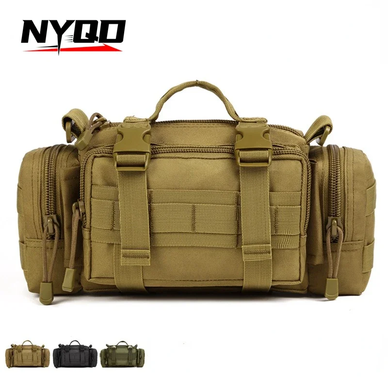 

Sports Shoulder Crossbody Bag Tactical Outdoor Waist Bag Belt Bag