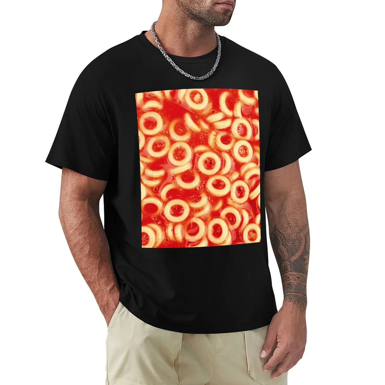 

Spaghetti Hoops in Tomato Sauce T-Shirt anime stuff for a boy mens t shirts