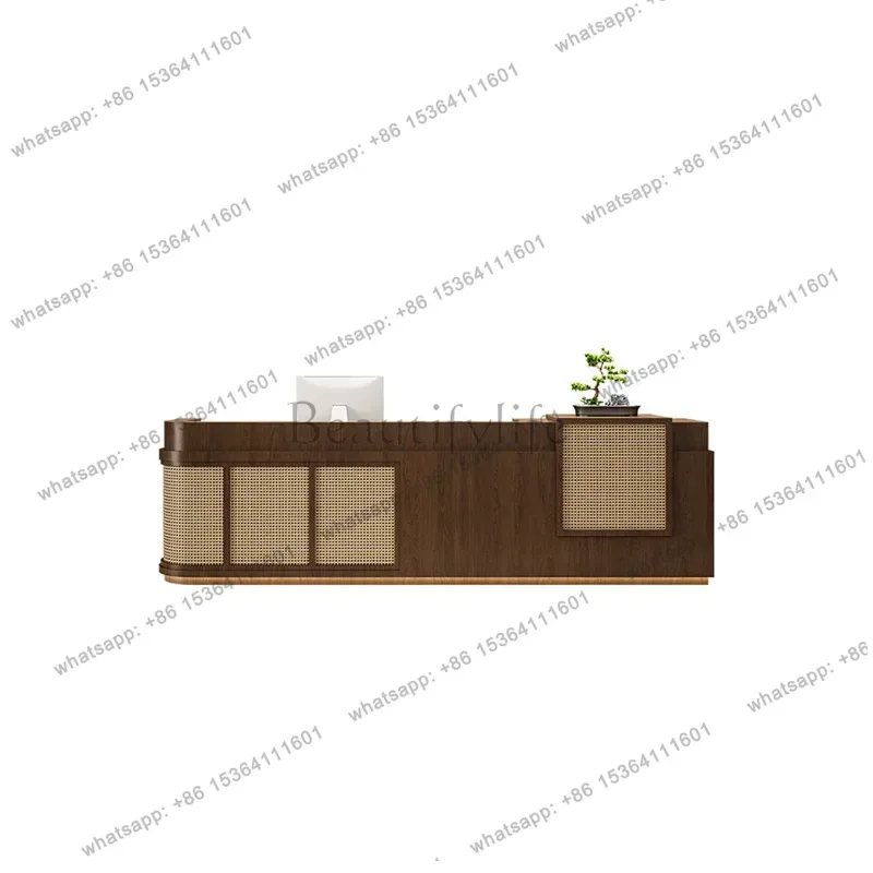 Best Sellers Creative Clothing Store Reception Desks Modern Simple Company Reception Desks Office Furniture Sportello Di Ricevim