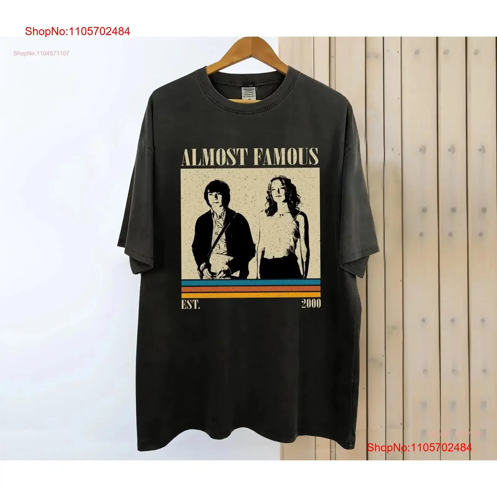 Almost Famous Movie T Shirt Vintage Retro Classic s for him vintage Washed graphic Slightly Versatile Stretched