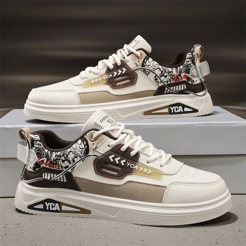 

Men's casual shoes four season soft-sole anti-slip outdoor flat walking shoes fashion youth sports board shoes Korean Joker shoe