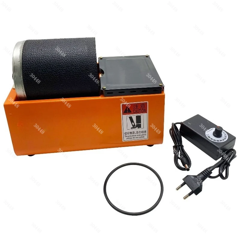 Electric Polishing Machine Low-Speed Drum Polisher for Wooden Beads Mini Small KT90