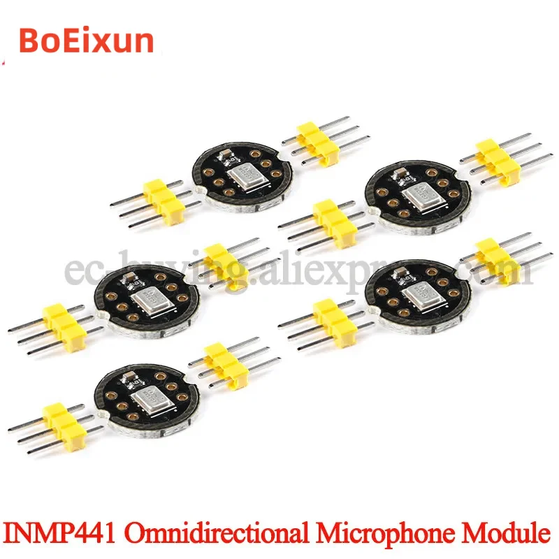 Módulo de micrófono omnidireccional INMP441, 5 uds., I2S ISS MEMS para ESP32, Mini Sensor de alta precisión y baja potencia, Ultra pequeño