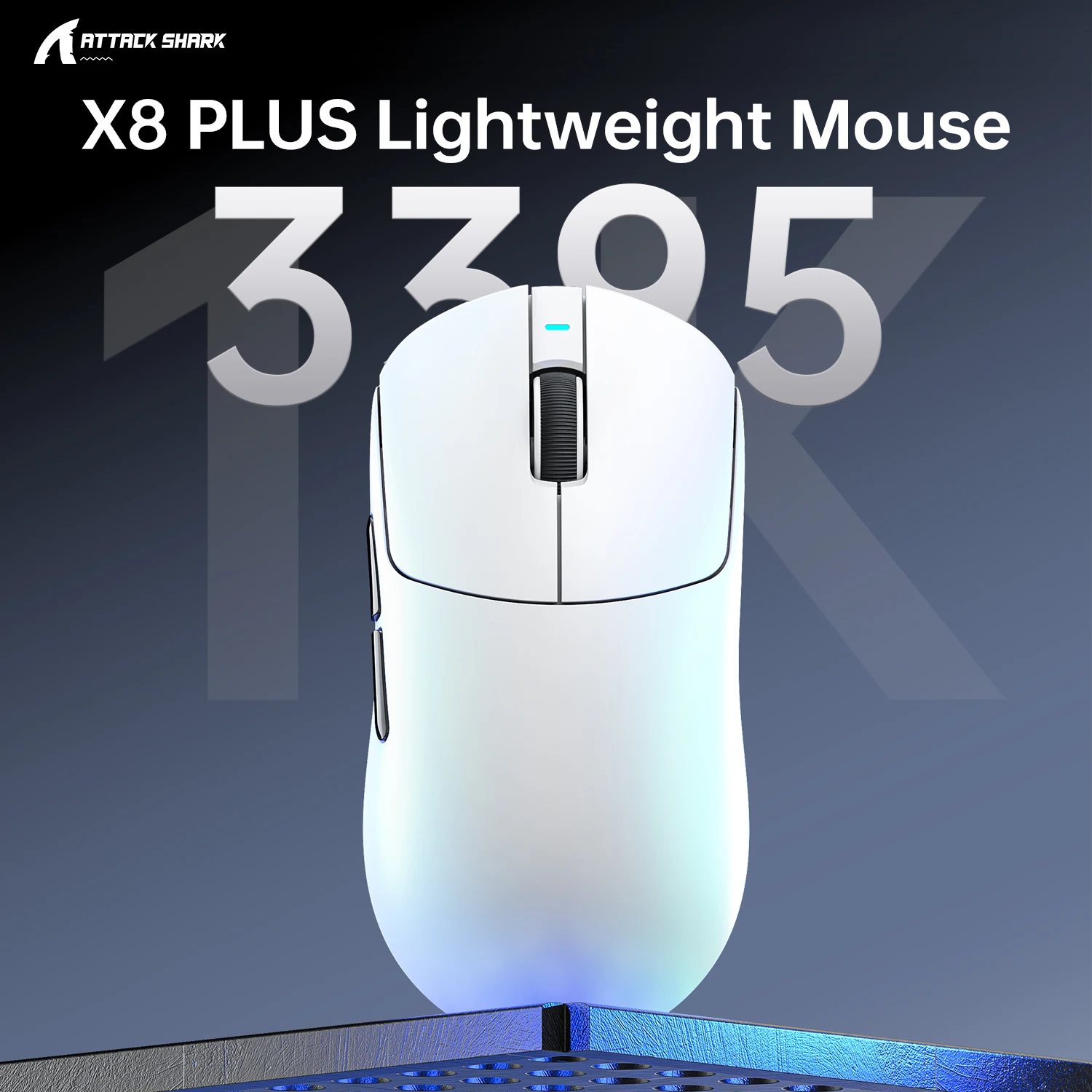 

X8 Plus Gaming Mouse Three-mode Connection,Attack Shark Wired & Wireless 1K Hz,40000 DPI,60g Acceleration for Gaming
