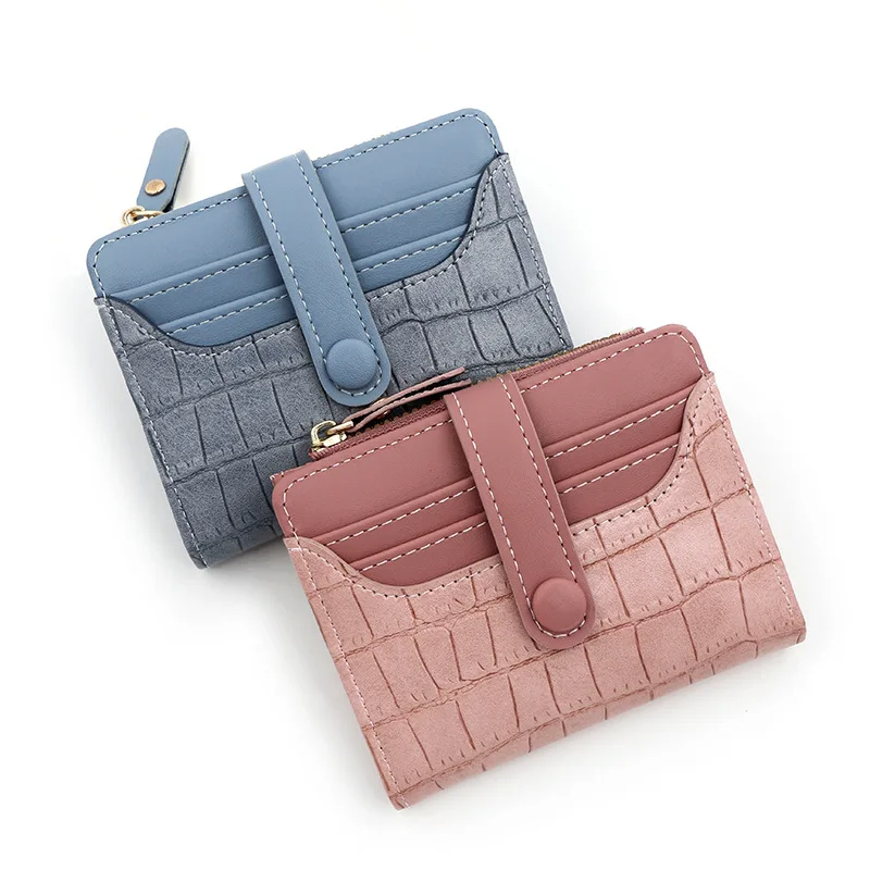 

Stone Pattern Small Wallets for Women PU Leather Female Purse Zipper Coin Pocket Short Money Change Purse Mini Lady Wallet Purse