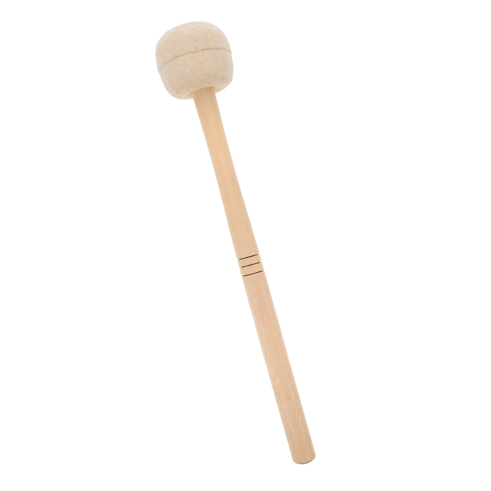 

Felt Drumsticks Mallets White Yarn Cymbals Bell Kit Percussion Student Toddler Maple H Ergonomic Durable Brass