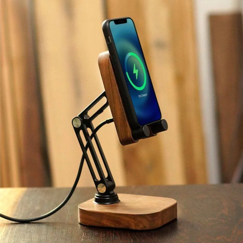 Desk Organizer - Stojak na telefon do ładowania bezprzewodowego,