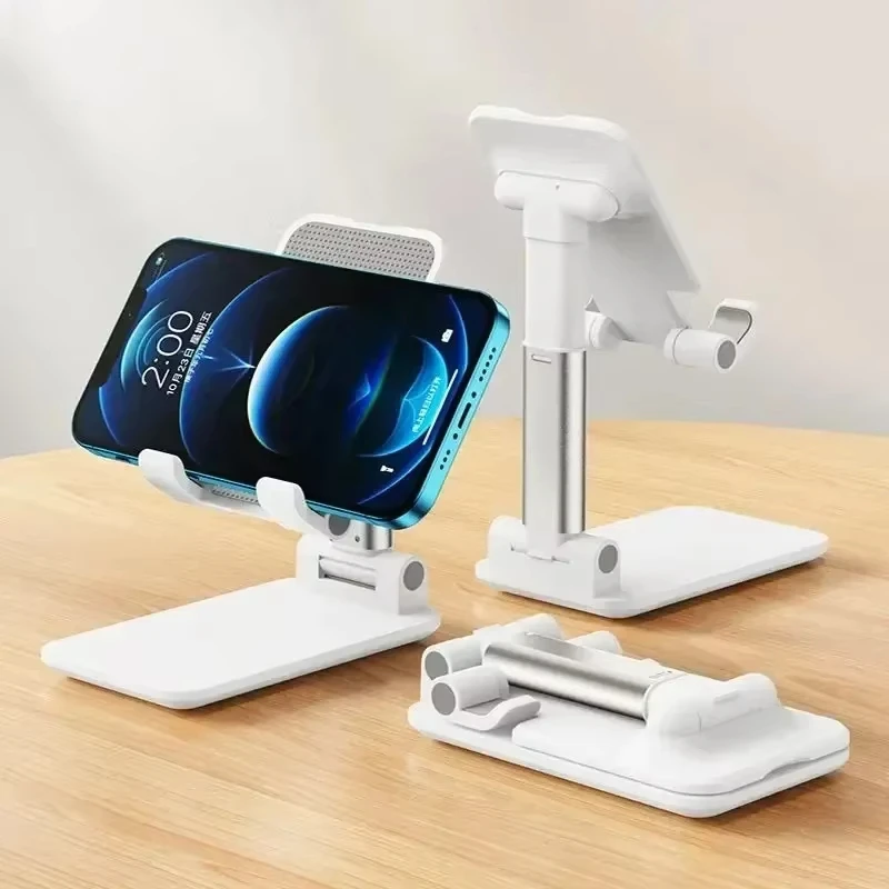 Suporte de Mesa Dobrável para Celular e Tablet Ajustável Universal