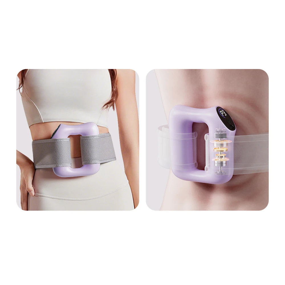 Multifunctional Full-Body Fascia Ring Massage Smart Electric Fat Burning & Shaping Weight Loss Portable Charge-able 8-speed Belt