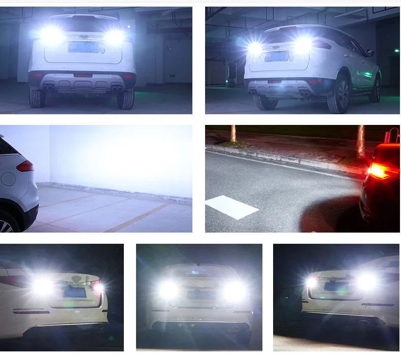 4pcs W16W T15 LED T16 Bulb Canbus Backup Reverse Led 921 912 LED Bulbs 72SMD 4014 Auto Car Interior Brake Stop Lamp Error Free
