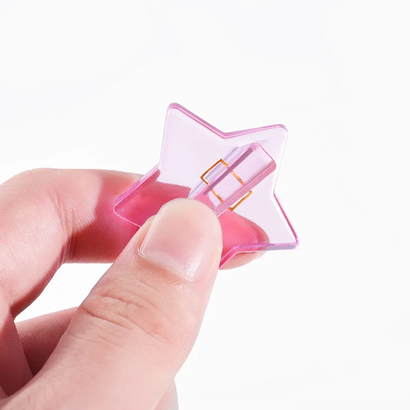 1 Set Embossed Mold Nail Art Tools Metal Slice Frame Bend Curve Pink Acrylic Radian Stick Decorations DIY Manicure Accessory