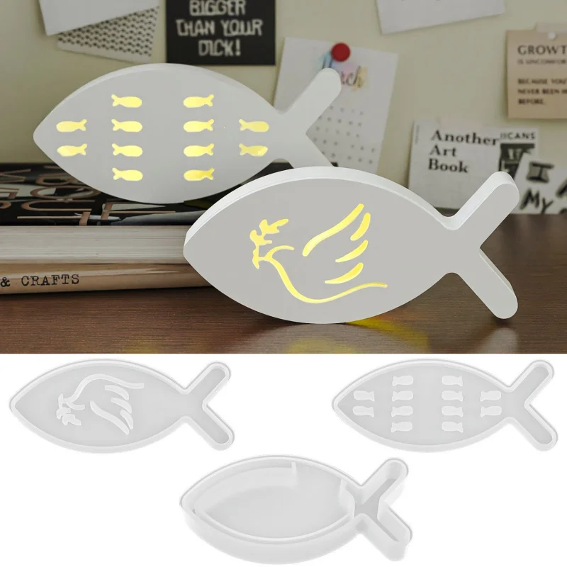 

DIY эпоксидная форма светящаяся полая маленькая коробка для хранения силиконовая форма атмосфера свет декоративный орнамент