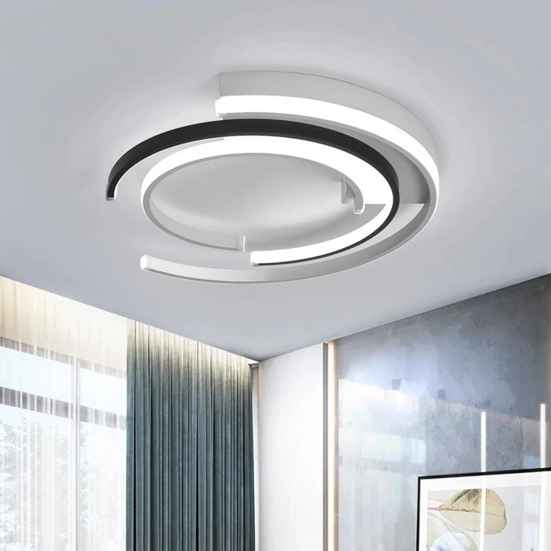 Plafonnier LED au design nordique moderne, luminaire décoratif de plafond, idéal pour une chambre à coucher, nouveau modèle