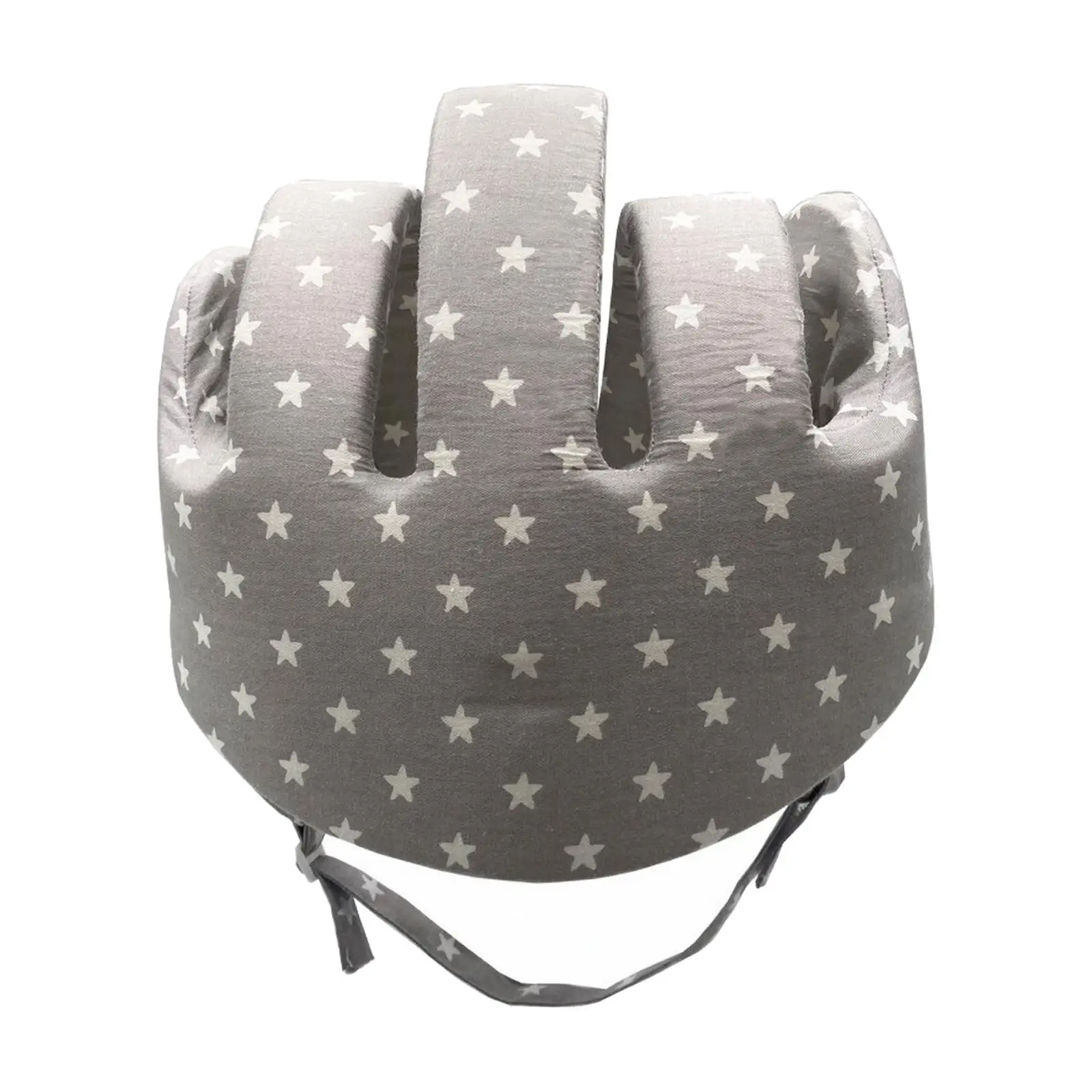 Padded Headgear with Chin Strap Breathable Fall Protection Head Cap Hand Washable Adjustable Flexible Cap for Older Adults,