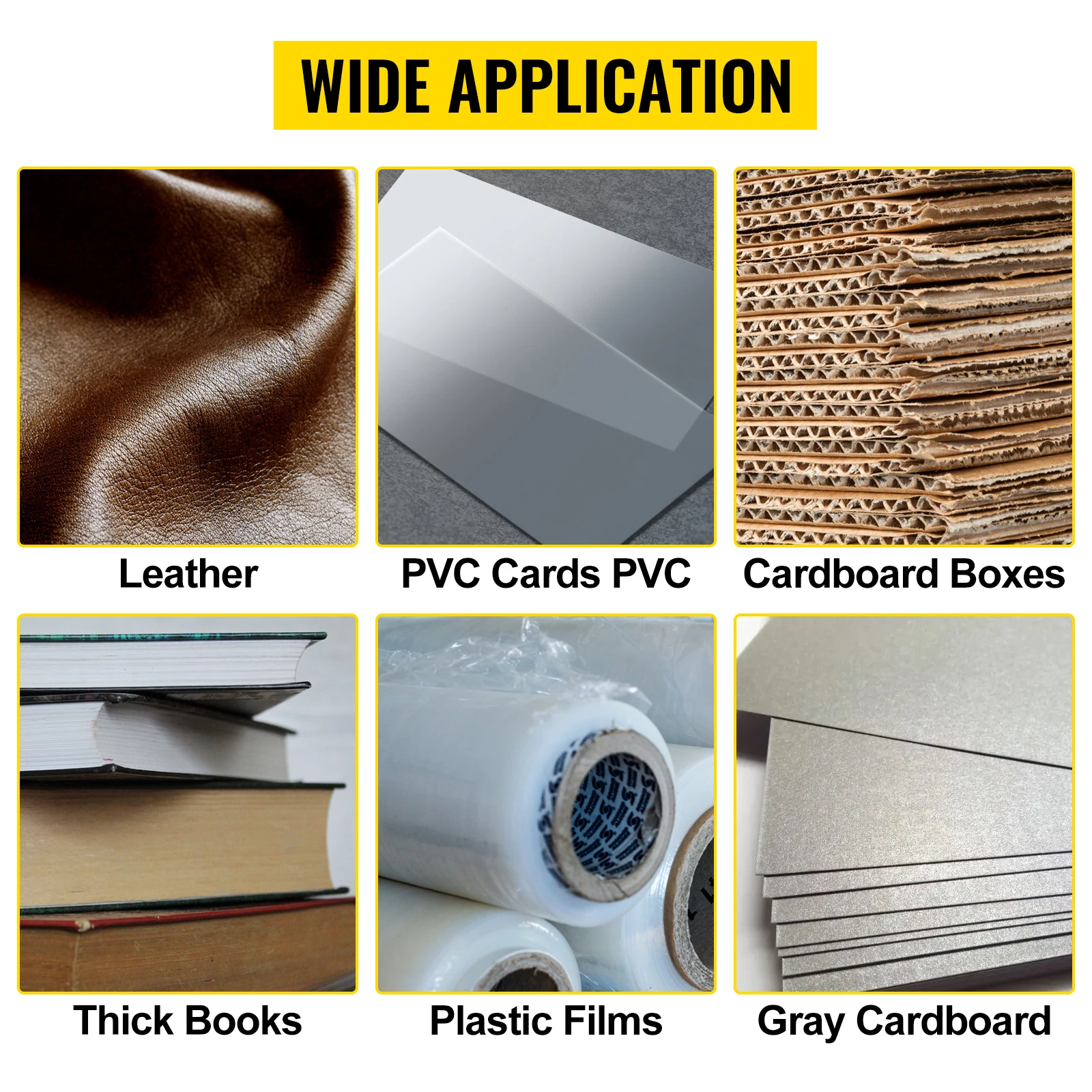 VEVOR 0-330MM Elektrik Pemotong Kertas Pemotong Lebar Industri Tugas Berat Kertas Pemangkas Desktop untuk Kulit PVC Plastik Karton