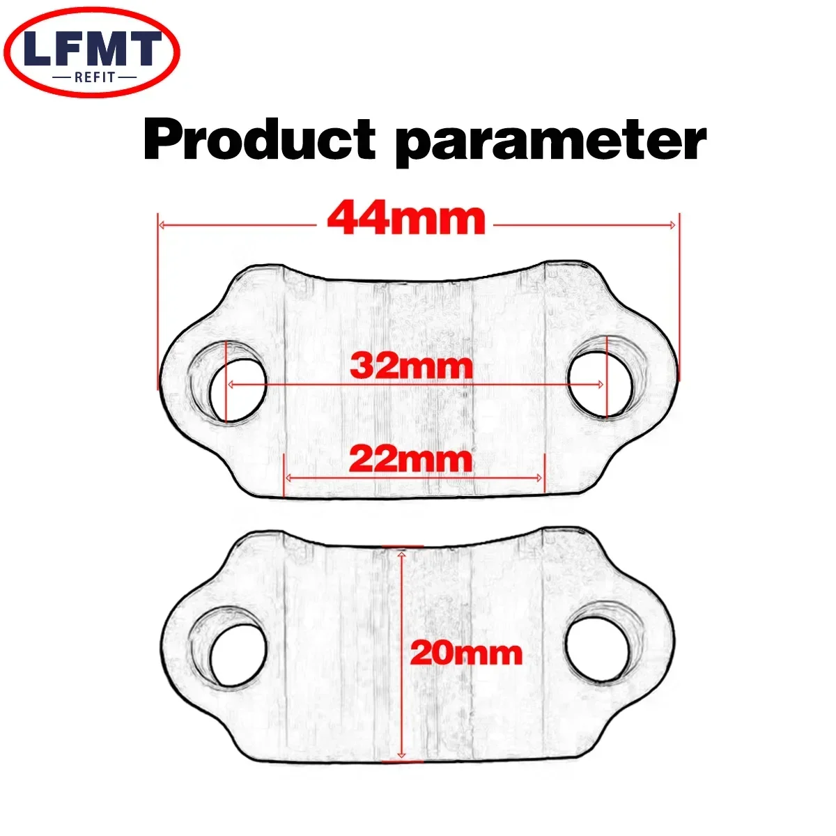 Motorcycle Brake Clutch Master Cylinder Clamp Cover For KTM 250 300 350 450 500 530 EXC EXCF SXF 65 85 SX 22MM Universal Parts