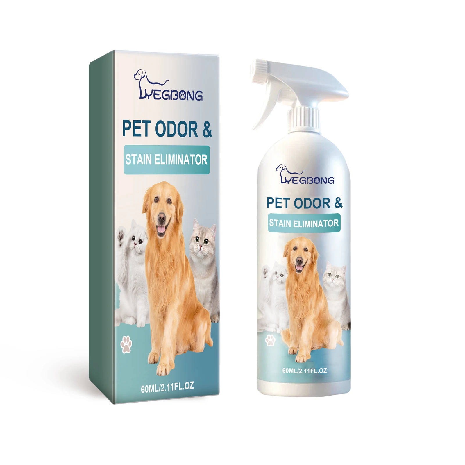 Pet Deodorizing Spray For Cats And Dogs, Remove Urine Feces Body Odor, Plant Extract Formula, Freshen Indoor Air