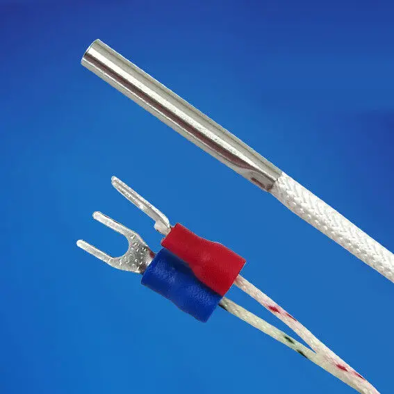 

YB Thermocouple Temperature Probe Sensor K Type M4*30mm Stainless Steel 0-800℃