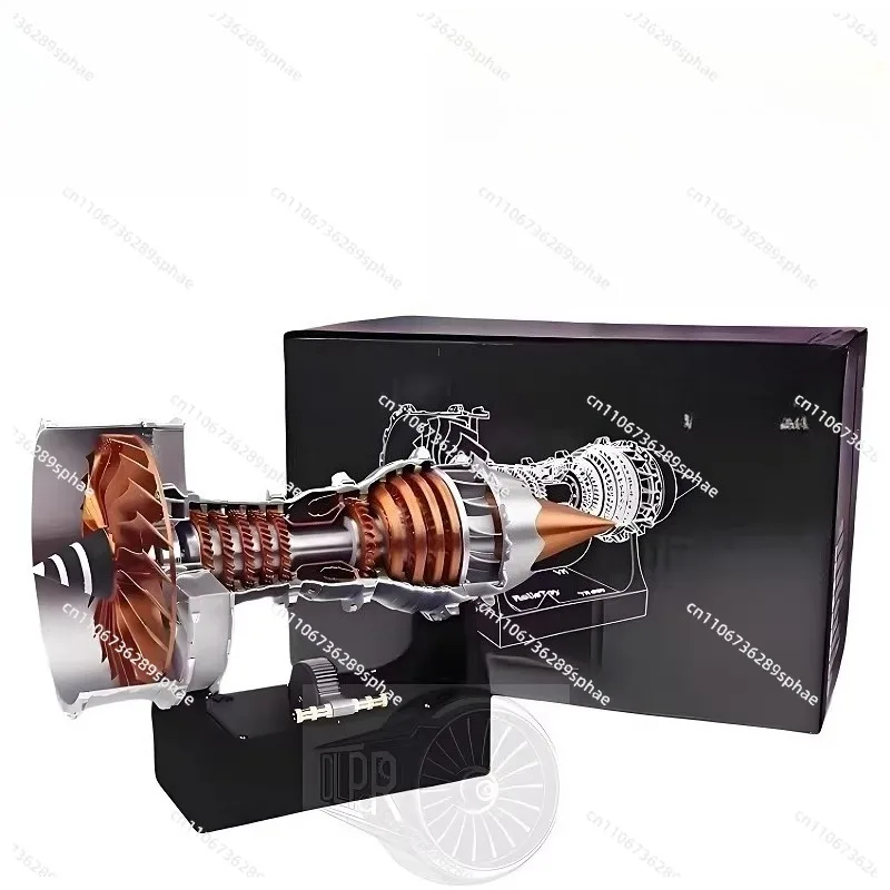 

Aircraft engine models can start mini engine assembly electric children's ornaments