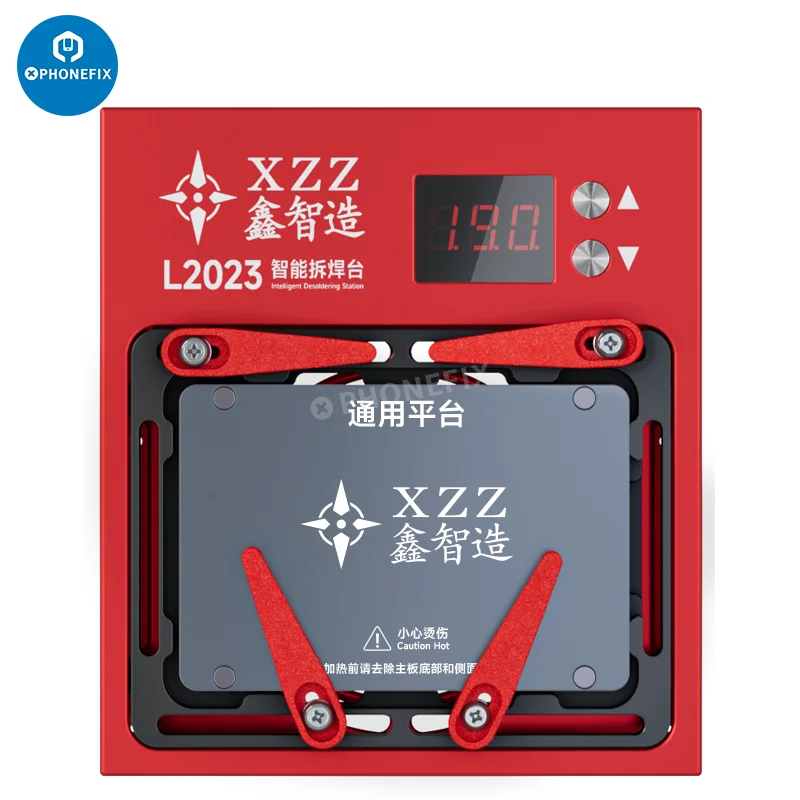 XZZ-L2023 Estação de pré-aquecimento inteligente para iPhone X-15 Pro Max, CPU Android, Placa-mãe Degumming, Estação Desoldering em camadas