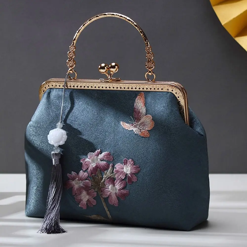 قفل إطار محفظة معدني عتيق ، أجهزة حقيبة صغيرة ، مقبض إطار مشبك قبلة ، إكسسوارات حقيبة