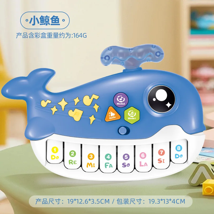 Jouet Musical pour bébé, son d'animal mignon, clavier de Piano pour enfants, Instrument de musique électrique clignotant, jouet éducatif précoce, cadeau pour enfants