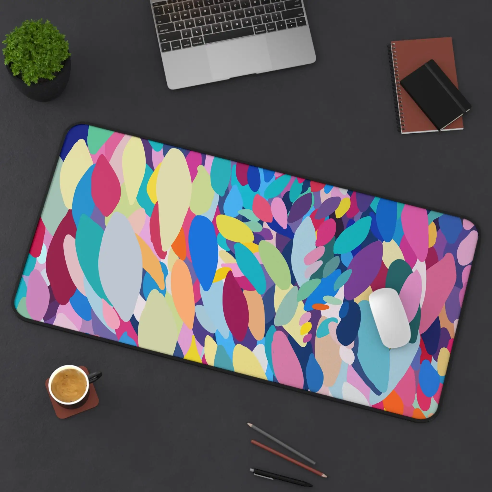 

Brush-shaped Desk Mat, Colorful Desk Mat, Office Desk Decoration Accessory, Stylish Workspace Gift, Perfect for Colleagues