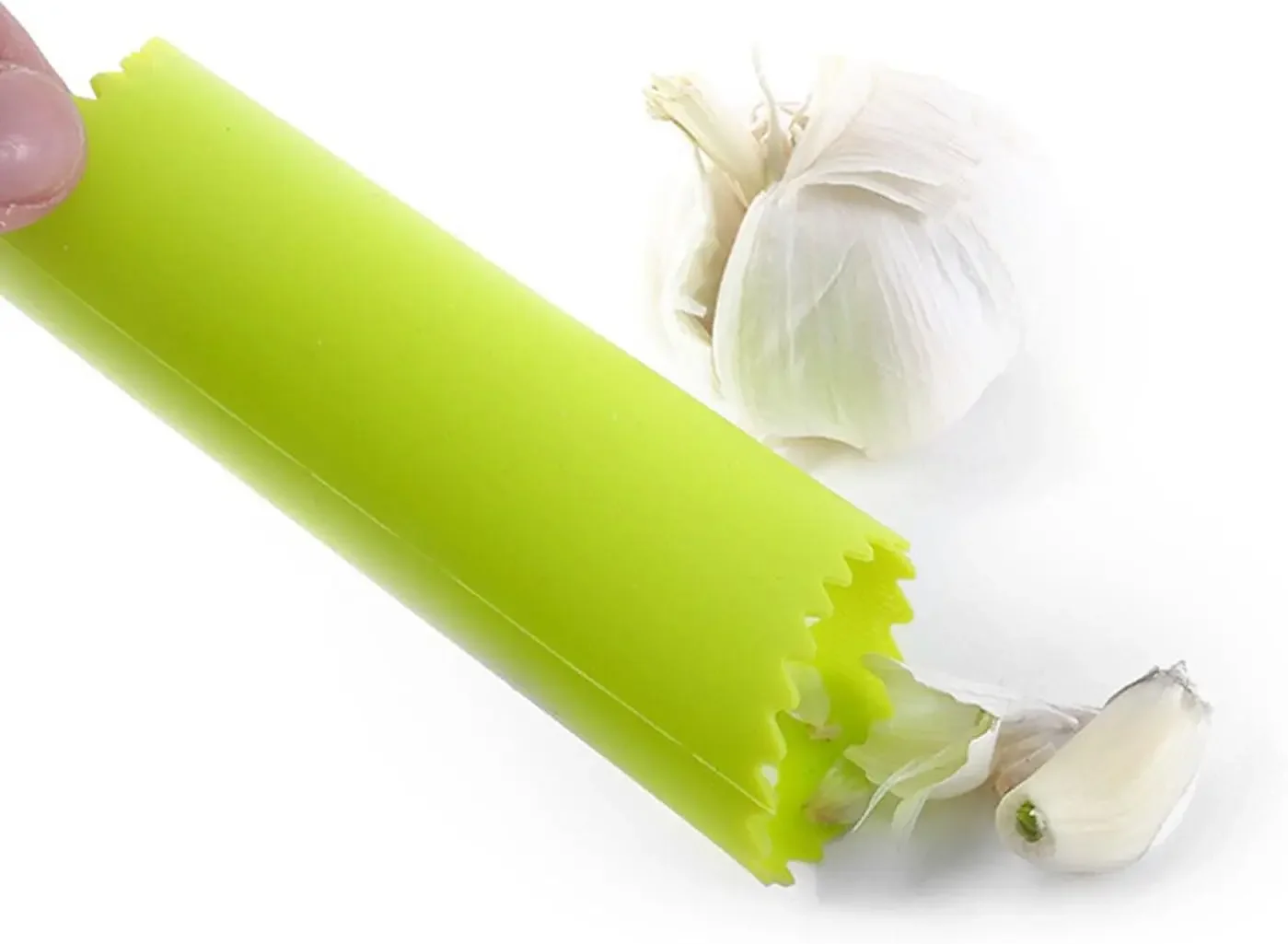 Silicone Garlic Peeler,Silicone Rubber Tube Roller Kitchen Garlic Tools Peeling Compact Portable Garlic Peeler Roller Soft Tube