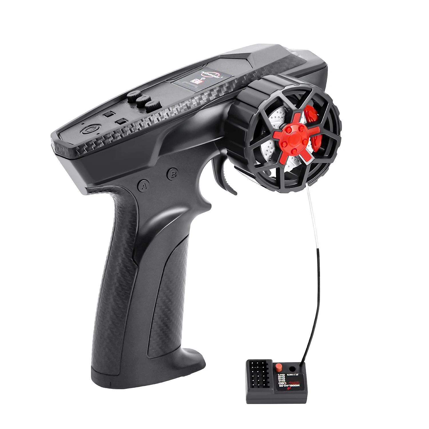 AX-9S 2.4GHz Digital Radio Micro Transmitter Remote Control With 4CH Receiver For 1/24 1/18 RC Car