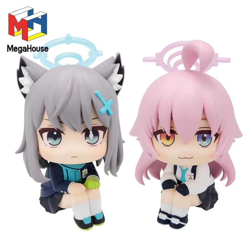 

Blue Archive Original Mega House Look Up Takanashi Hoshino Sunaookami Shiroko Genuine Anime Figure Collectible Model Dolls Gift