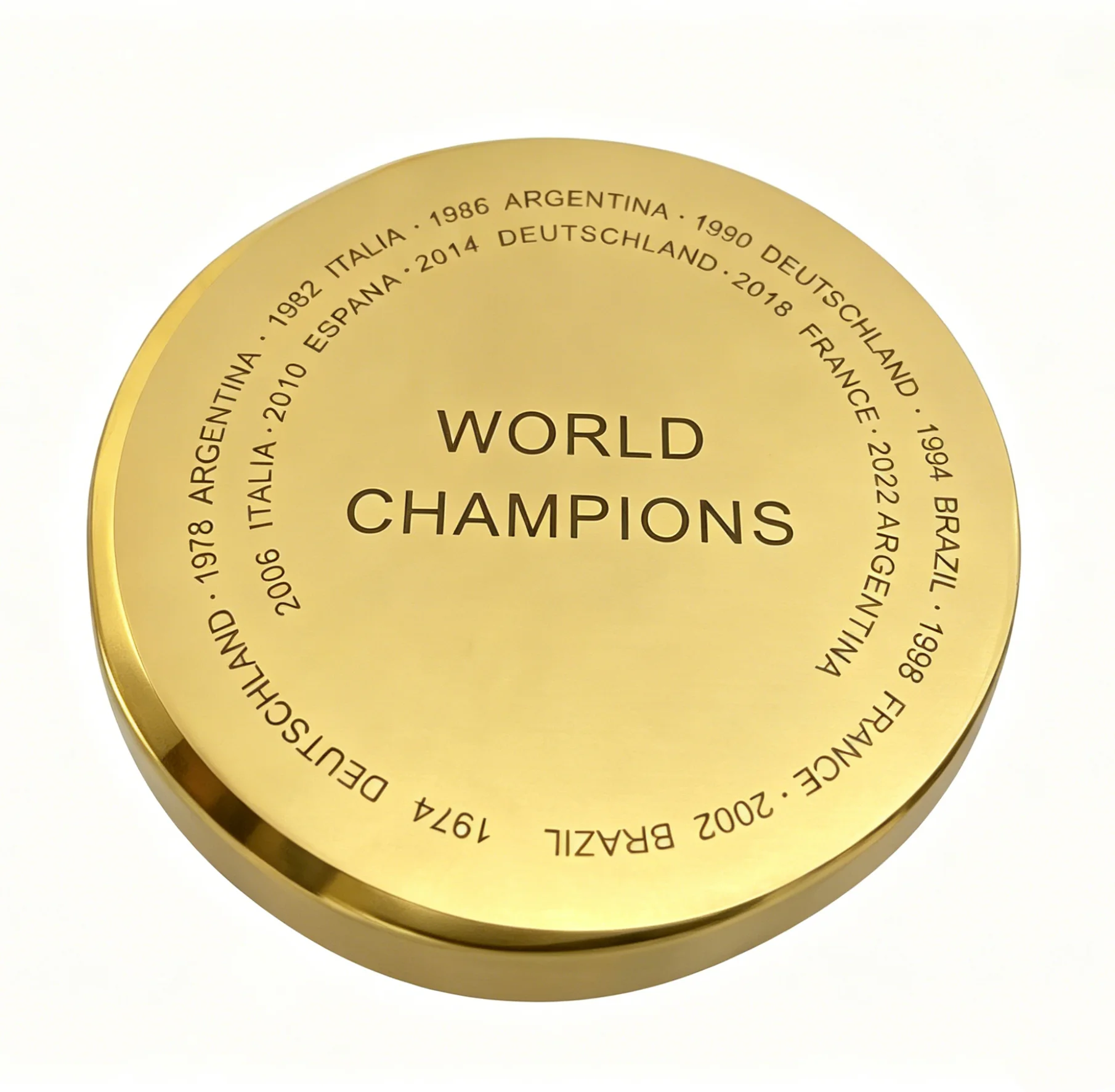 Troféu dos Campeões Mundiais da Argentina 2026, troféu do campeão do clube, tamanho original em resina, taça dos Campeões da Copa América, lembranças.