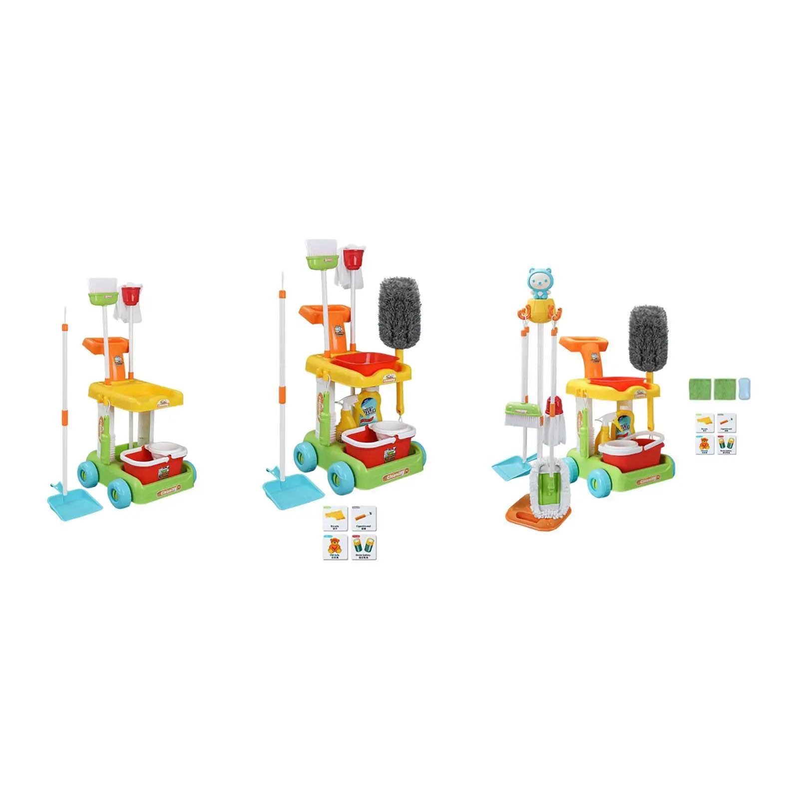 Kids Household Cleaning Tool Role Play Kids Broom Broom and Dustpan Cleaning Role Play Pretend Play Housekeeping for Children