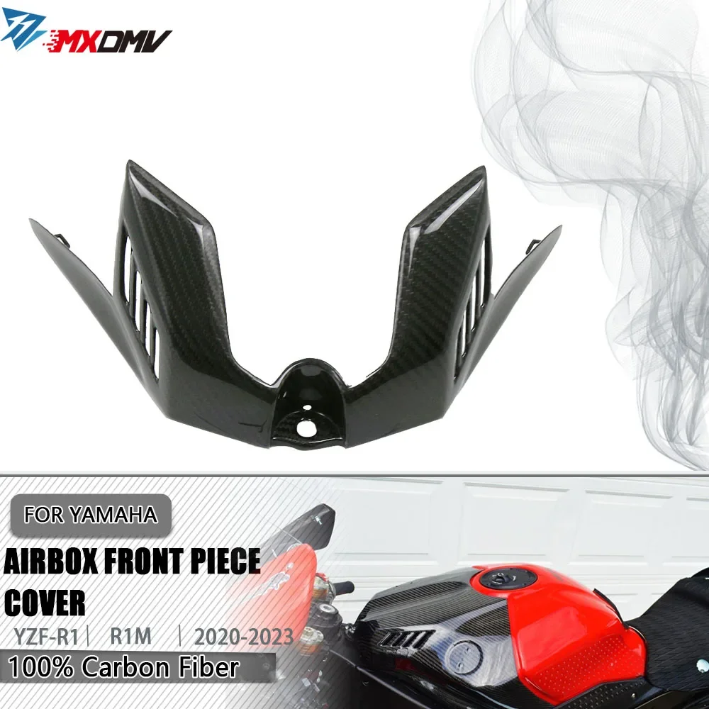 

New 100% Real Carbon Fiber Airbox Cover Front Piece Fairing for Yamaha YZFR1 YZF R1 2020-2023 Motorcycle accessories Fairing