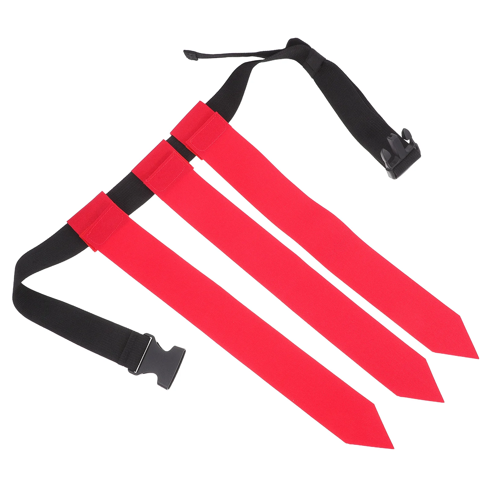 

Football Flag Belt Belts for Equipment Props Adjustable Waist Red Flags Soccer Child