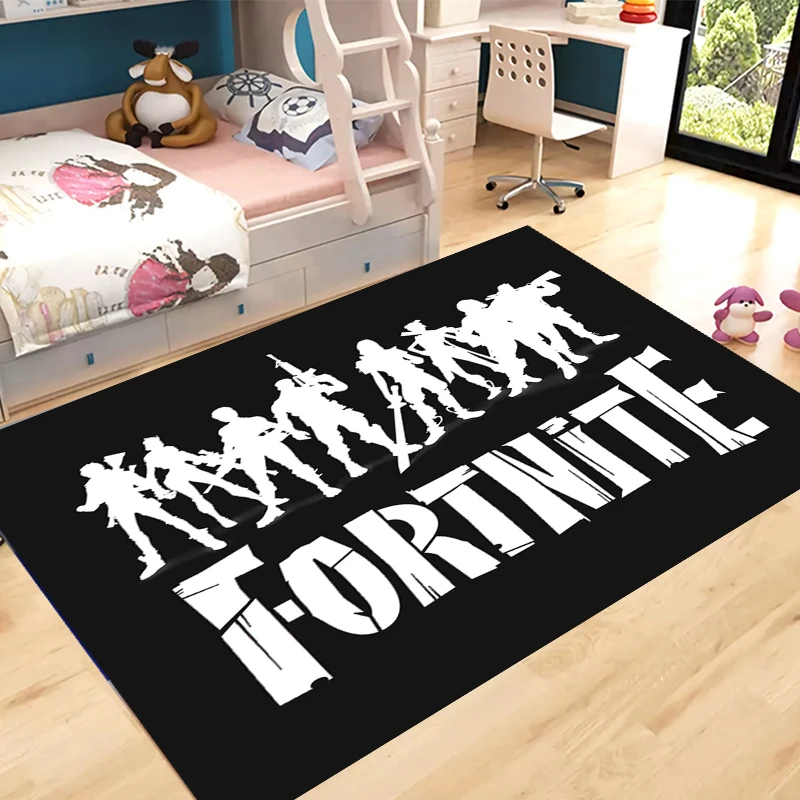 FORTNITED ковер Нескользящий коврик для ванной комнаты Горячая игра Прямоугольный фланелевой коврик для ванной Аниме Мультфильм Кухня Гостиная Дверной коврик Подарки