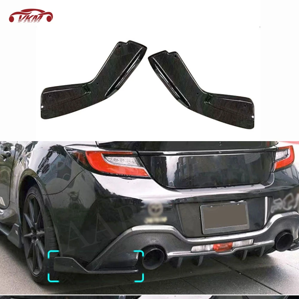 

Carbon Fiber for Toyota GR86 Subaru BRZ 2022 2023 Rear Splitters FRP Car Styling Accessories Body Kits Rear Flaps Apron