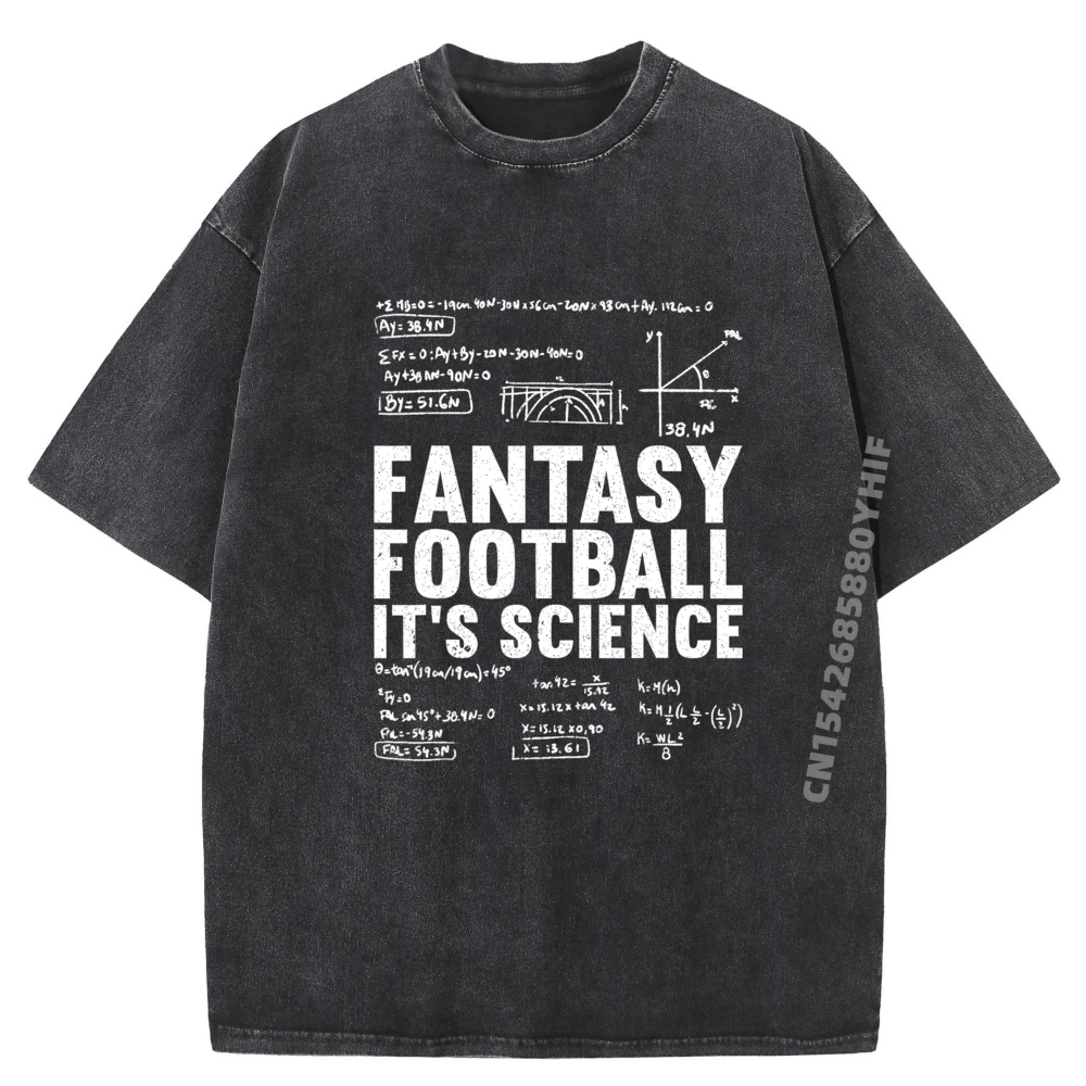 

Фэнтези-футбол It's Science Draft Забавная фэнтезийная футбольная модная футболка Мужская уличная стираная рубашка в стиле панк