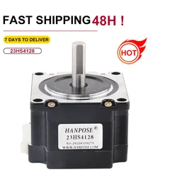 Nema 23 stepper motor 41mm 2.8A  0.55NM 23HS4128 stepper motor for CNC Laser Grind Foam Plasma Cut