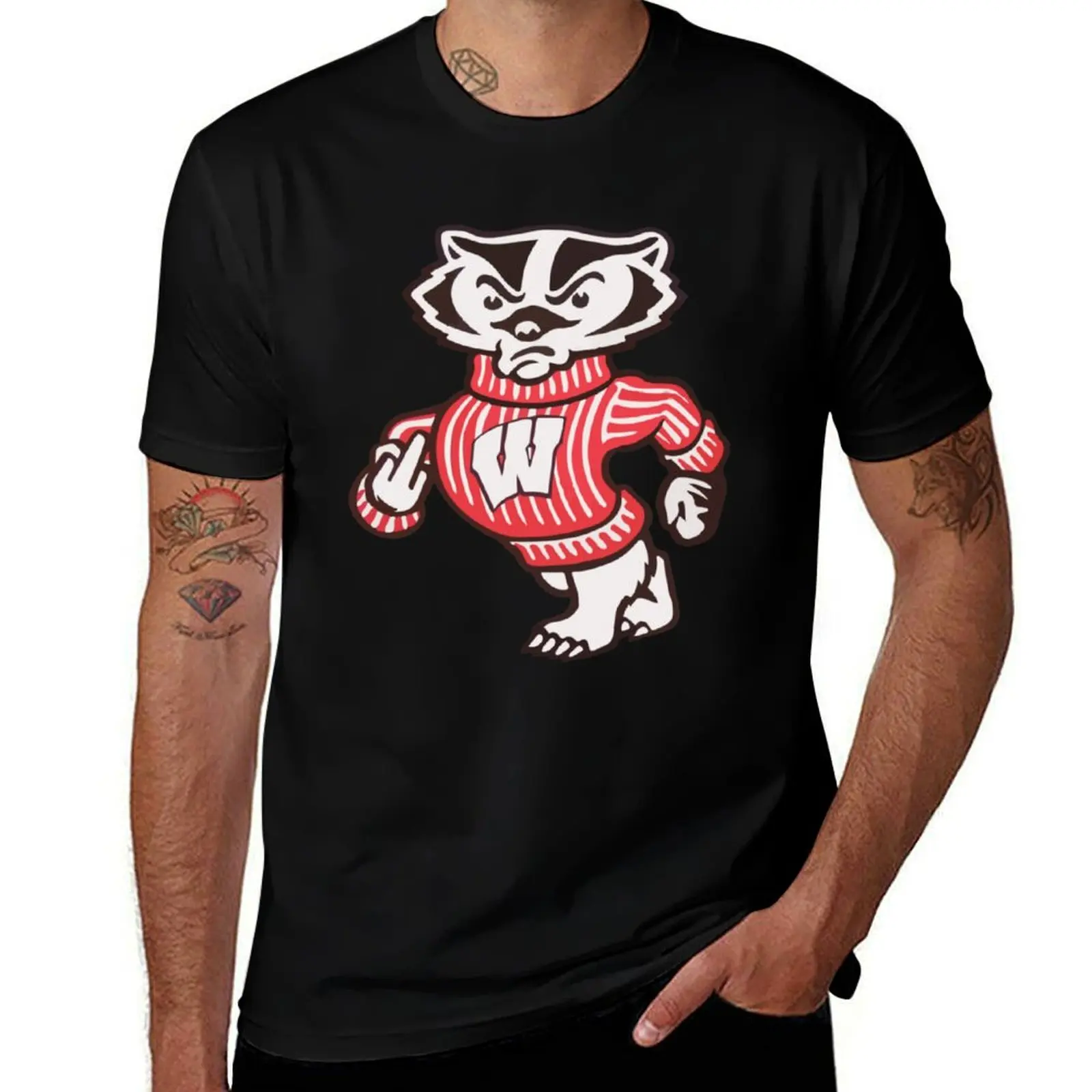

wisconsin T-Shirt baggy shirts Louboutins plain quick-drying tshirts for men
