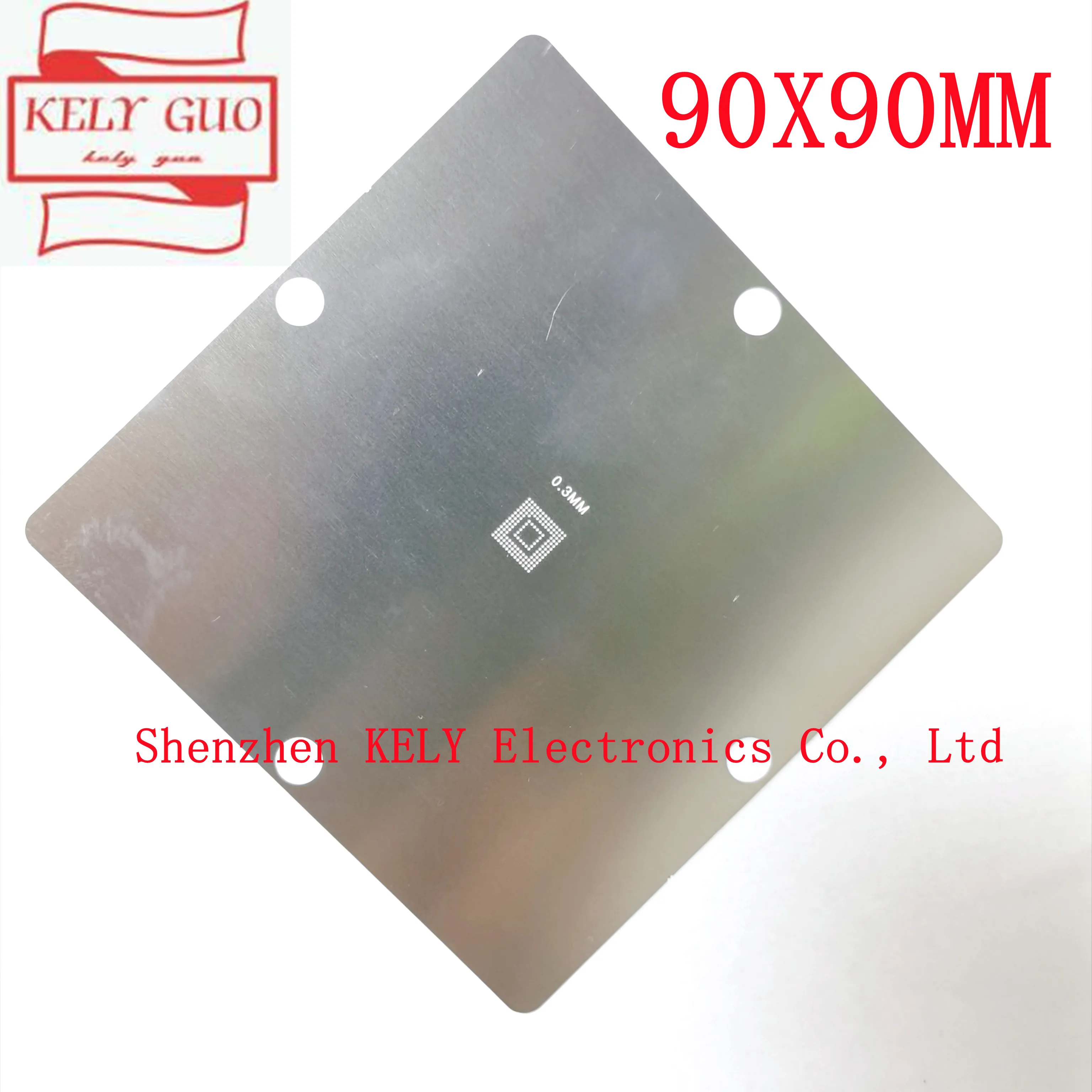 Direct heating 90*90MM EMMC KLMDGAGEAC 16G 32G 64G 128G BGA Template 0.3MM stencil FBGA153